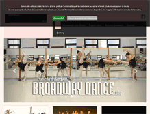 Tablet Screenshot of broadwaydanceudine.com